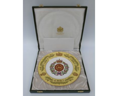 Spode limited edition Gloucestershire Regiment plate, in box