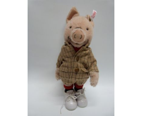 Steiff Classic Rupert series teddy bear 'Podgy Pig', in original box