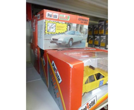 Eight Polistil 1:25 scale diecast model vehicles, all in original boxes