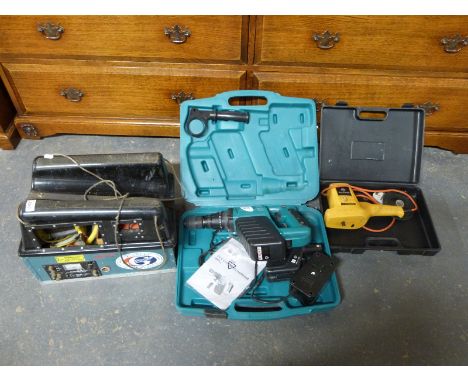 A cased battery drill, Rockwell sander or polisher etc