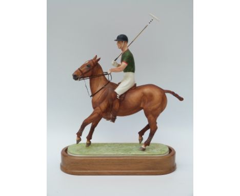 Royal Worcester HRH The Duke of Edinburgh limited edition 301/750 complete with original certificate, hardwood base and origi