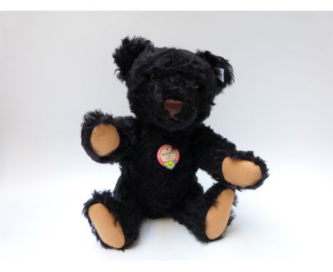 Steiff Original '1953' 408519 teddy bear, with black mohair, button to ear and tags, limited edition 1888/3000, 35 cm tall, i