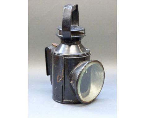 A LNER loco railway hand lamp