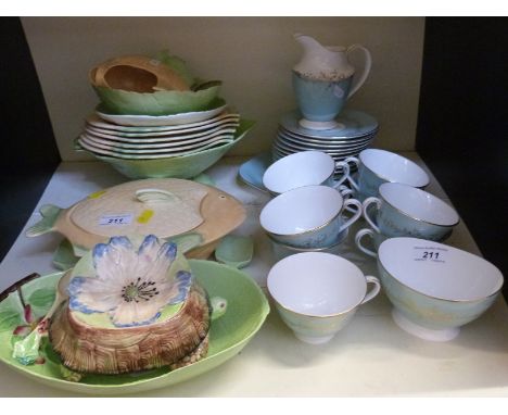 Carlton Ware salad ware, Hornsea fish service, part tea sets including Royal Doulton Melrose pattern etc 