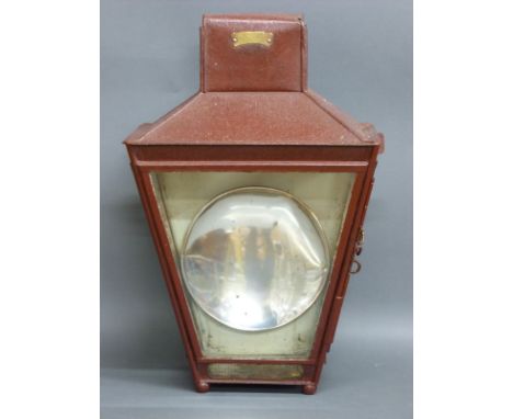 A Dependence platform lantern, possibly ex LMS, height 52cm