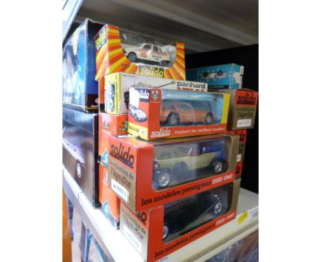 Fifteen Solido diecast model vehicles including some large scale, military etc, all in original boxes