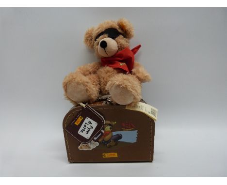 Steiff 'Pirate' 672828 teddy bear, in original suitcase box