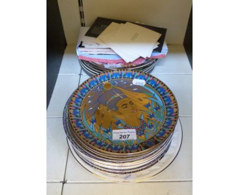 A quantity of collector's plates by Royal Worcester to include 'Legends of Ancient Greece', 'Legends of the Nile', 'The Royal