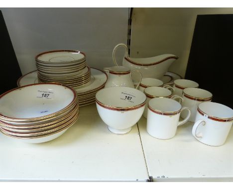 A six-place Wedgwood dinner and tea service in Colorado pattern