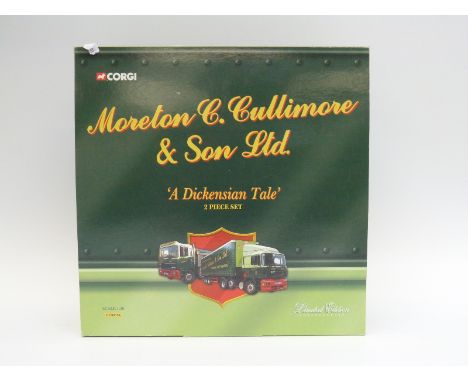 Corgi Toys diecast model limited edition 1:50 scale Moreton Cullimore & Son Ltd 'A Dickensian Tale' 2 piece set CC99154, in o