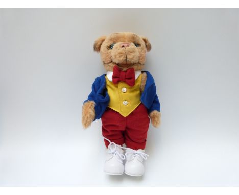 Steiff Original Rupert Classics 'Algy Pug' 653582 teddy bear with light brown mohair, button to ear, tags and certificate, li