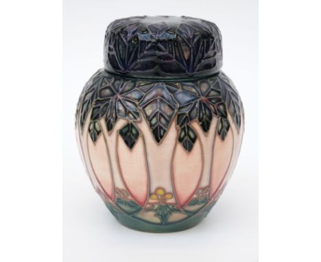 Moorcroft lidded ginger jar (11cm tall)