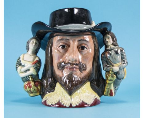 Royal Doulton Ltd Edition and Numbered Character Jug ' King Charles I ' HN6917. Designer W.K.Harper. Issued 1992 Only, Num 22