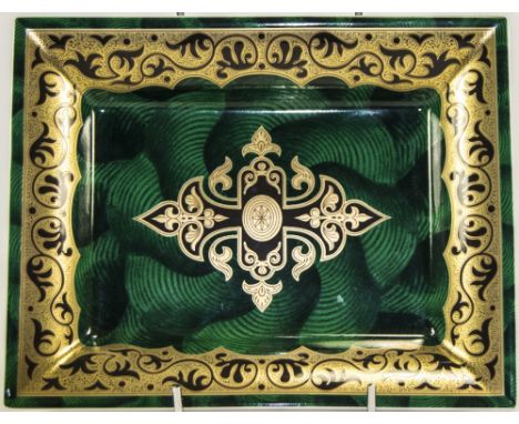 Patek Philippe Interest Rectangular Shallow Porcelain Dish By Limoges Collection 2010, 8x6 Inches