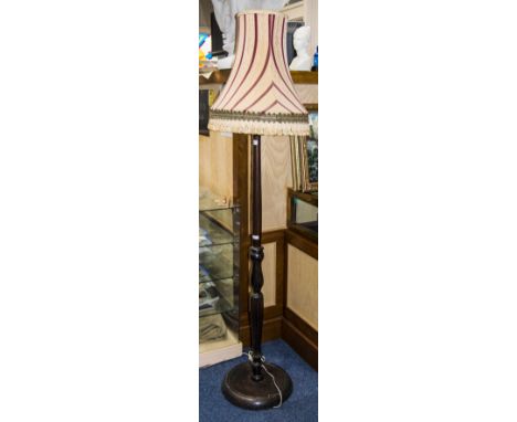 Mid 20thC Standard Lamp With Shade
