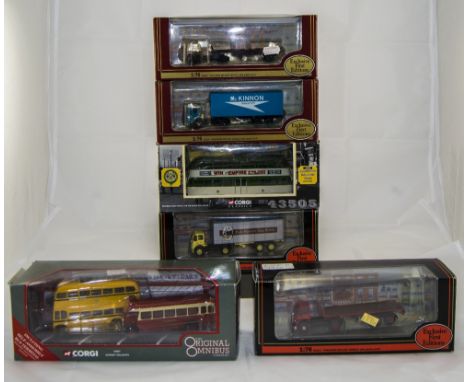 Four Glbow Exclusive First Editions Boxed Scale Models. Comprising Atkinson Articulated Box Van 19401, Bedrpd TK Artic 22201,