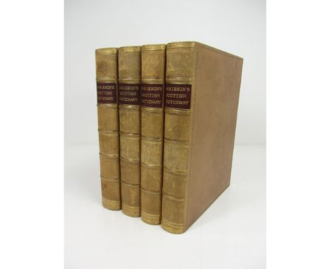 Jamieson, JohnAn Etymological Dictionary of the Scottish Language. Edinburgh: W. Creech, and W. Blackwood..., 1808-1825. 4 vo