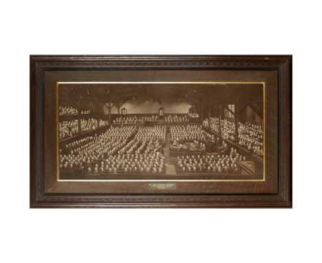 Pursey, J. - Last General Assembly of the Free Church of Scotlandphotogravure, 42 x 89cm, commemorating the last General Asse