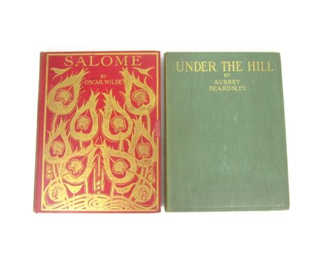Wilde, Oscar - Aubrey BeardsleySalome. London: John Lane, the Bodley Head, 1920. 8vo, original red cloth gilt, pencil note to