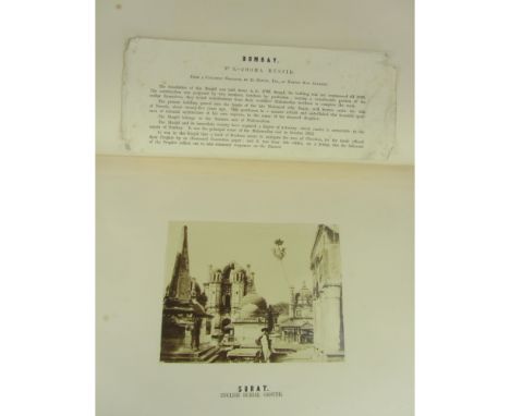 India - Mumbai - Johnson, William, William Henderson, A.A. Jacob, and other photographers - Early Photography of India[Photog