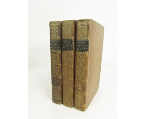 Smith, AdamAn Inquiry into the Nature and Causes of the Wealth of Nations. London: Cadell and Davies, 1812. 3 volumes, 8vo, K