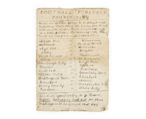 Brown, George Mackay - 'The Celt'12 manuscript pp. on 6 leaves comprising pages from Brown's homemade childhood magazine, 'Th