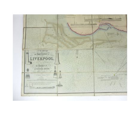 Liverpool - Liverpool Dock TrustA chart of the approaches to Liverpool from a survey made by direction of the Trustees of the