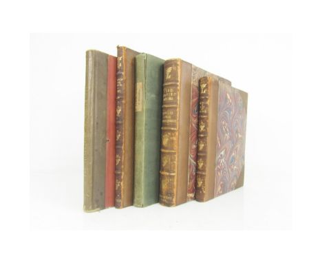Abbotsford Club, and others, 5 volumes, in brown half morocco gilt, comprisingDocuments relative to the Reception at Edinburg