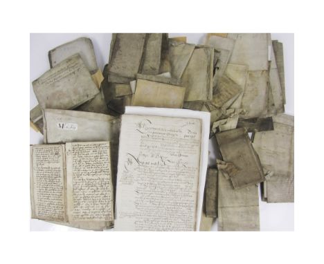 Lawyer's style book,largely in English (or Scots) with some sections in Latin, containing exemplars of gift of tutorie, obliv