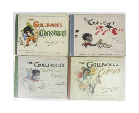 Upton, Florence K., 4 works, comprisingThe Golliwog's Bicycle Club. Longmans, Green & Co., 1896. inscribed at head of title, 