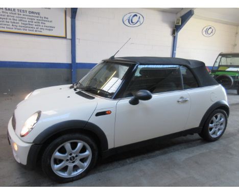 Make &amp; Model: Mini One ConvertibleDate of Reg: AP08 WLDColour: Whitecc: 1598MoT: 16-08-2020Fuel Type: PETROLMileage: 54kT