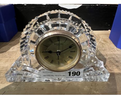 WATERFORD CRYSTAL MANTLE CLOCK