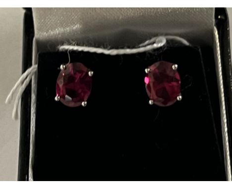 RUBY STUD EARRINGS