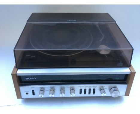 A Sony HP-511A solid state music centre with owner's manual.