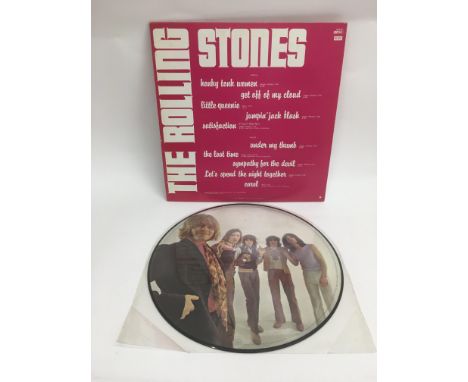 An unplayed Rolling Stones French picture disc LP.