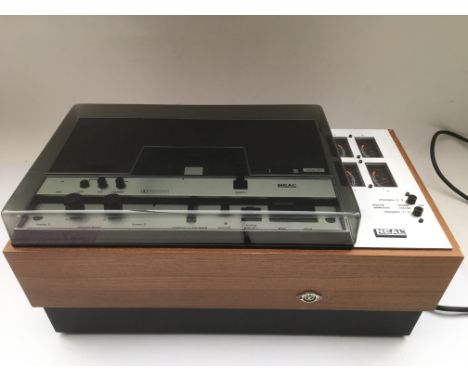 A vintage Neal AV140 transcription tape recorder. Comes supplied with manual and leads.