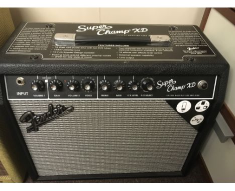 A Fender Super Champ XD guitar amplifier in as new condition with manual.