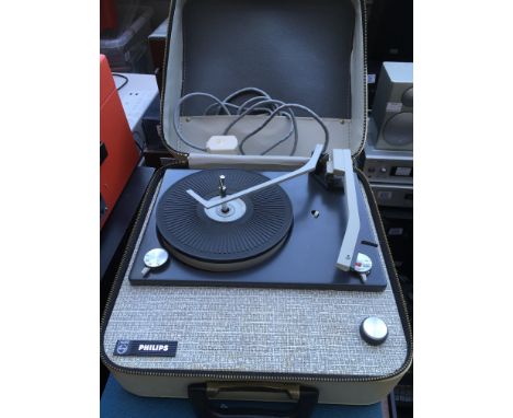 A Philips record player. Restored and working.