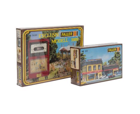   FALLER zwei H0-Bausätze,  bestehend aus Exclusiv Modell "Rhöntaler Musikanten"1989, B-380 mit Figuren und Musikkassette und