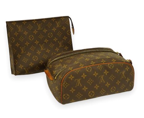 Two Louis Vuitton wash bags