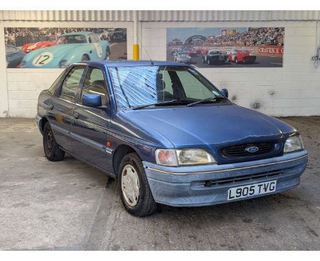 Make & Model:Ford, Escort Date of Reg:L905TVG Colour:Blue cc:1597  Fuel Type:Petrol Mileage:54668 Transmission:manual Summary