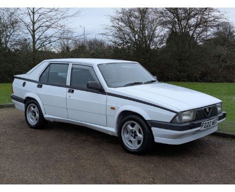 Make &amp; Model:Alfa Romeo , 75 TS  Date of Reg:F222MST Colour:White cc:1962 MoT:2025-08-05 Fuel Type:Petrol Mileage:108200 
