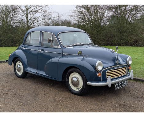 Make & Model:Morris , Minor Date of Reg:OLG356D Colour:Blue cc:1098  Fuel Type:Petrol  Transmission:manual Summary:1,098cc. T