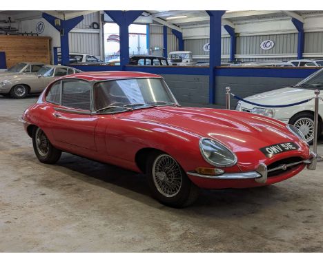 Make & Model:Jaguar, E-Type  Date of Reg:OMV51E Colour:Red cc:4235  Fuel Type:Petrol Mileage:87000 Transmission:manual Summar