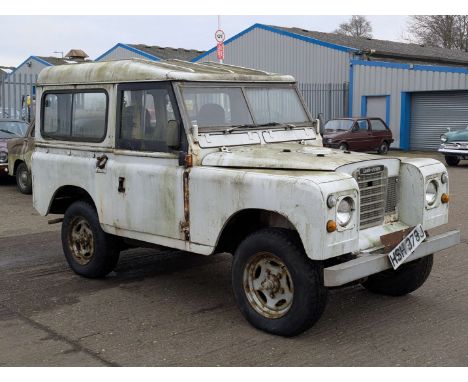 Make & Model:Land Rover , 88" 4-CYL Date of Reg:HSH378J Colour:White    Fuel Type:Petrol Mileage:72562 Transmission:manual Su