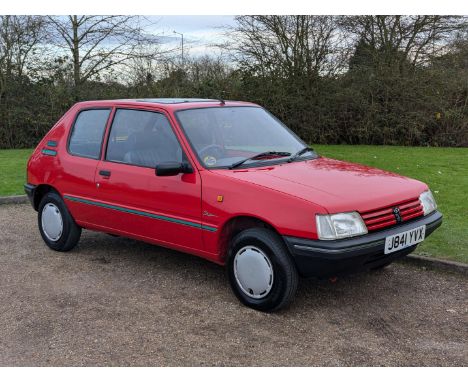 Make & Model:Peugeot , 205 STYLE  Date of Reg:J841YVX Colour:Red cc:1124 MoT:2025-12-09 Fuel Type:Petrol Mileage:54472 Transm