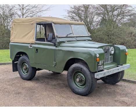 Make & Model:Land Rover , Series 2A  Date of Reg:JBY172D Colour:Green   MoT:2025-12-19 Fuel Type:Petrol  Transmission:manual 