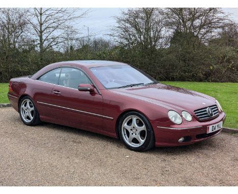 Make & Model:Mercedes-Benz, CL500 Date of Reg:D4YVJ Colour:Red cc:4966 MoT:2025-04-07 Fuel Type:Petrol Mileage:52935 Transmis