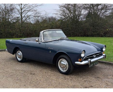 Make & Model:Sunbeam, Alpine Date of Reg:GAN905D Colour:Blue  cc:1725  Fuel Type:Petrol Mileage:8859 Transmission:manual Summ