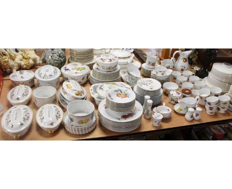 A Royal Worcester Evesham pattern part tea and dinner service, together with various other dinner waresCondition report: Very
